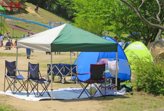 ワンタッチテント　写真